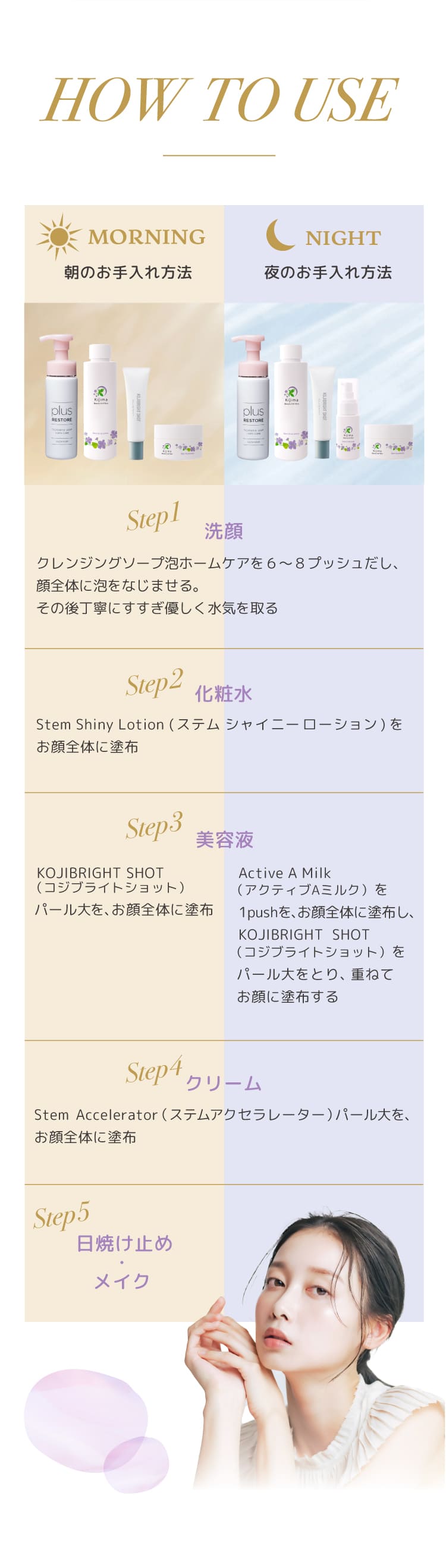 お手入れ方法