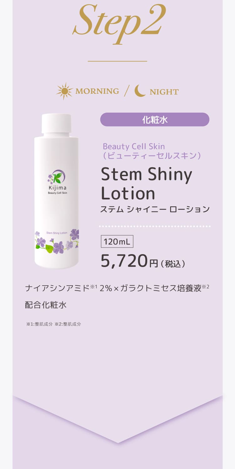 ビューティーセルスキン　ステムシャイニーローション